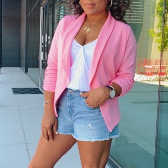 CUTE pink blazer, sz SM. Excellent condition.😍💕🌸 - Picture 4 of 17